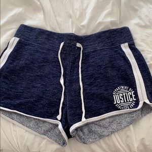 navy blue shorts from justice